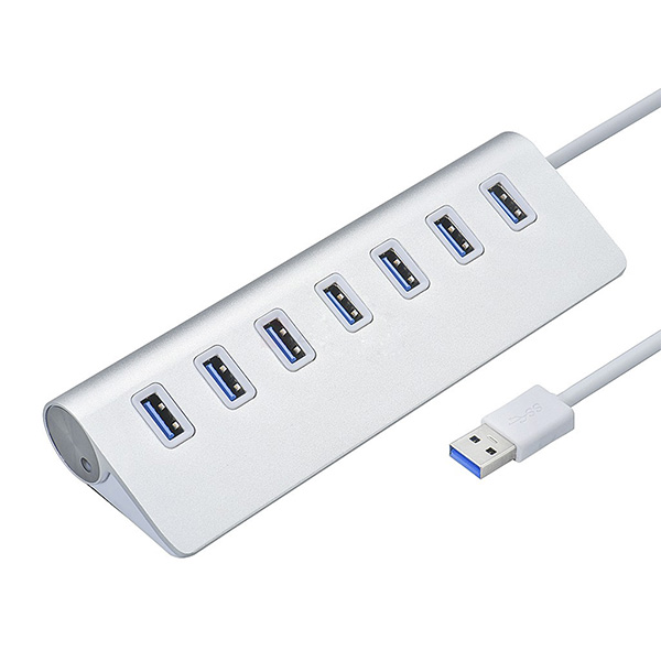 USB Hub 3.0 Aluminum Splitter 7 Ports